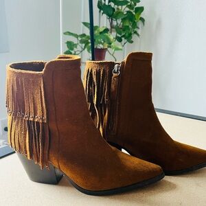 DANTE WOMEN'S HALDIA SENAPE BOOTIES - SNIP TOE